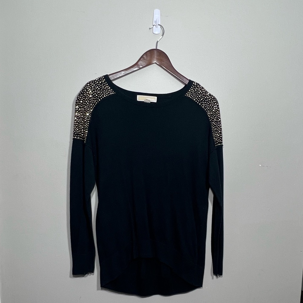 MICHAEL Michael KORS Black Pullover Sweater
